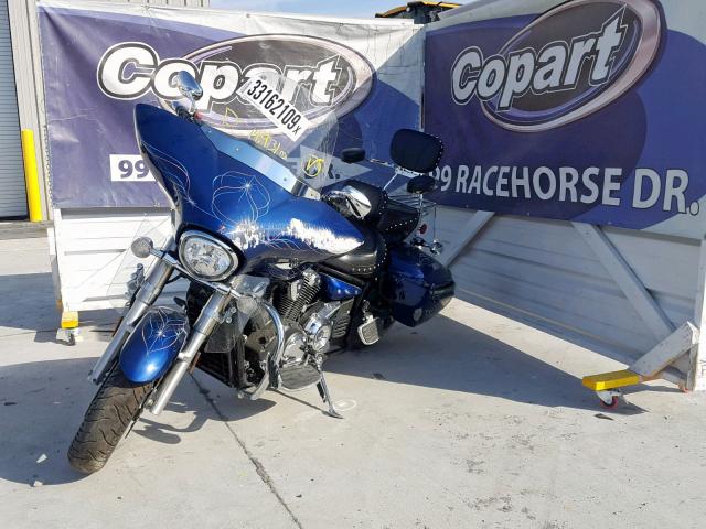 JYAVP32E3DA002526 - 2013 YAMAHA XVS1300 CT BLUE photo 2