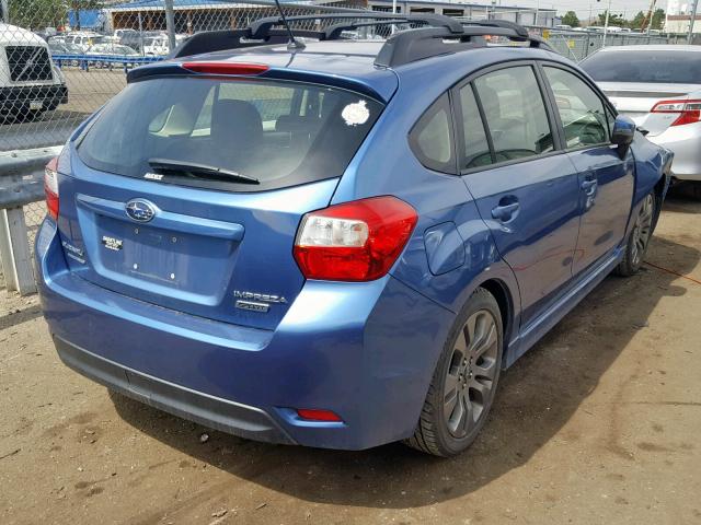 JF1GPAP67G8248547 - 2016 SUBARU IMPREZA SP BLUE photo 4