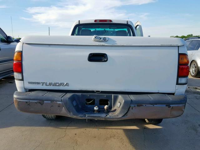 5TBJN3212YS125290 - 2000 TOYOTA TUNDRA WHITE photo 6