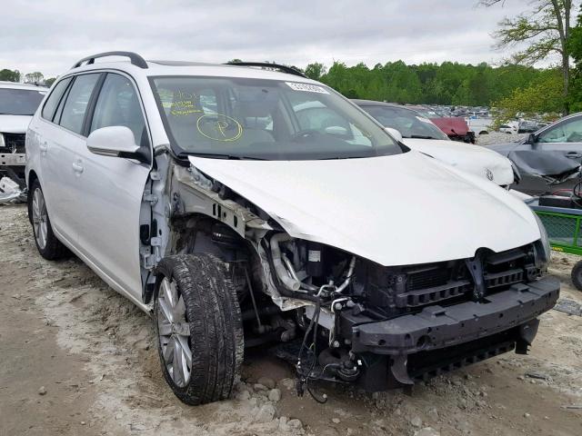 3VWPL7AJ9EM615721 - 2014 VOLKSWAGEN JETTA TDI WHITE photo 1