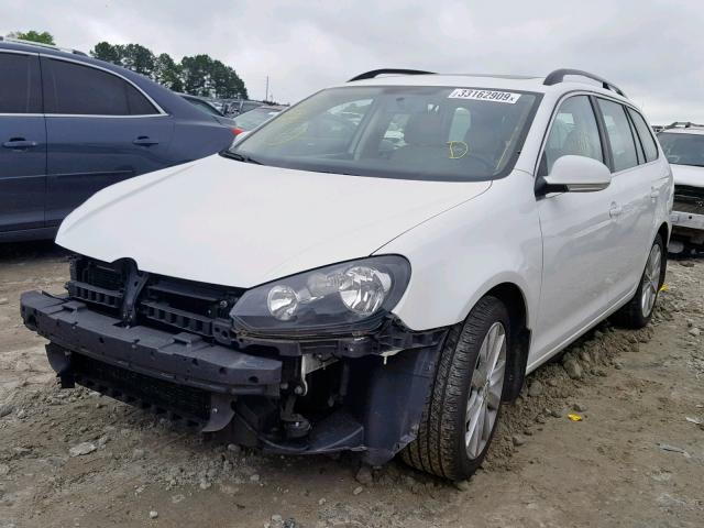 3VWPL7AJ9EM615721 - 2014 VOLKSWAGEN JETTA TDI WHITE photo 2