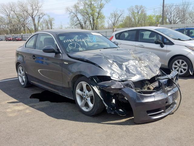 WBAUP73518VF06691 - 2008 BMW 128 I GRAY photo 1