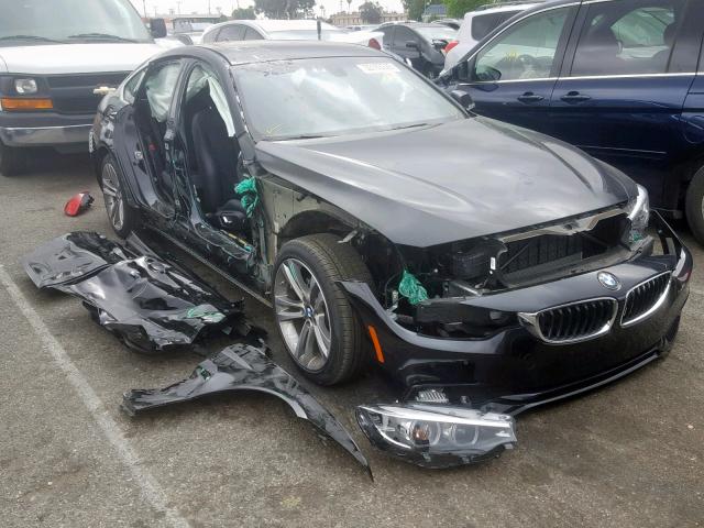 WBA4J1C53KBM15670 - 2019 BMW 430I GRAN BLACK photo 1