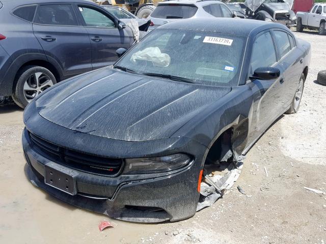 2C3CDXHG9JH203224 - 2018 DODGE CHARGER SX BLACK photo 2