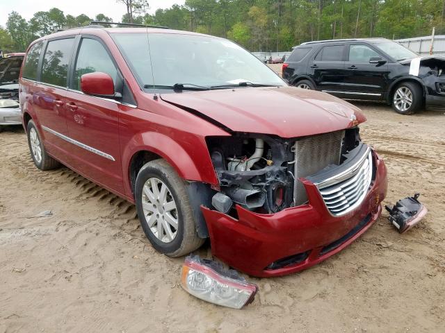 2C4RC1BG5DR820956 - 2013 CHRYSLER TOWN & COU RED photo 1