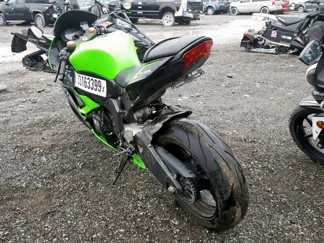 JKBZXJF12DA000029 - 2013 KAWASAKI ZX636 F GREEN photo 3