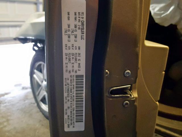 1J8FT47008D679232 - 2008 JEEP COMPASS SP 棕色 照片 10