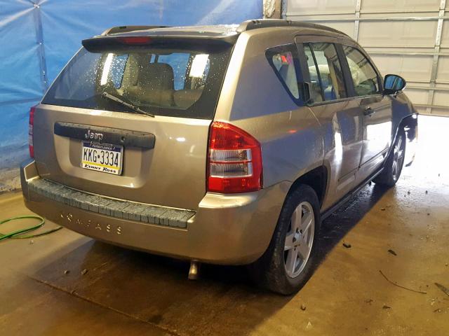 1J8FT47008D679232 - 2008 JEEP COMPASS SP 棕色 照片 4
