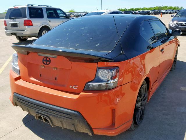 JTKJF5C71FJ006426 - 2015 TOYOTA SCION TC 橙色 照片 4