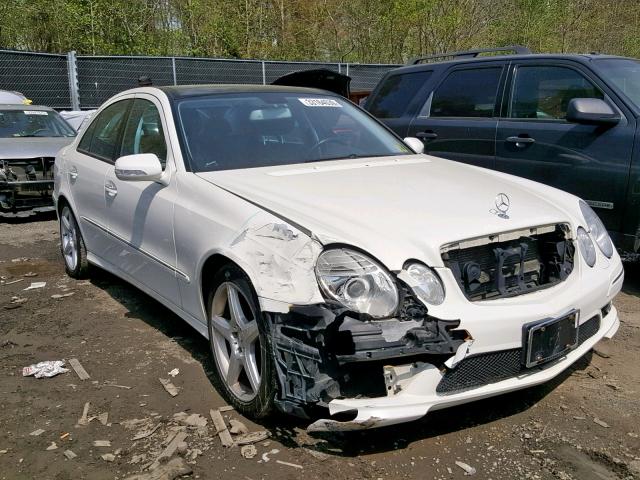 WDBUF56X59B420032 - 2009 MERCEDES-BENZ E 350 WHITE photo 1