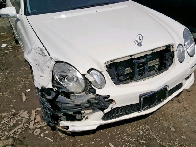 WDBUF56X59B420032 - 2009 MERCEDES-BENZ E 350 WHITE photo 9