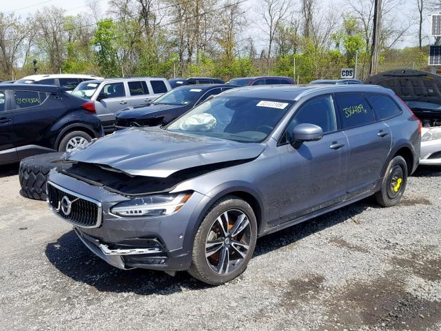 YV4102NK8J1018782 - 2018 VOLVO V90 CROSS GRAY photo 2