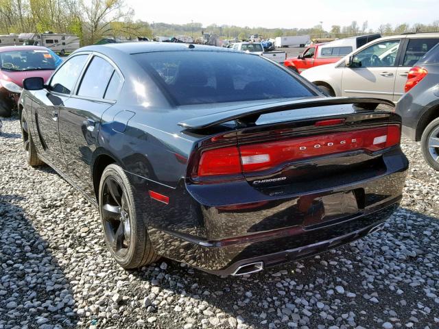 2C3CDXHG8CH239778 - 2012 DODGE CHARGER SX BLACK photo 3