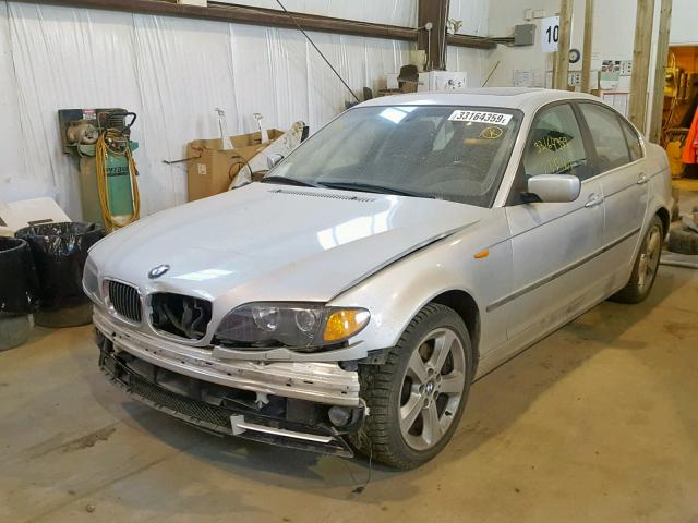 WBAEW53494PN33846 - 2004 BMW 330 XI SILVER photo 2