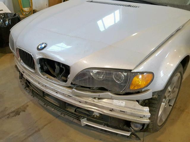 WBAEW53494PN33846 - 2004 BMW 330 XI SILVER photo 9