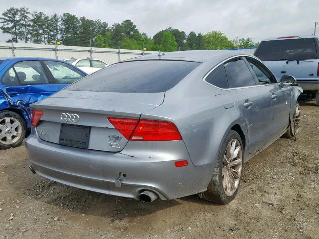 WAUSGAFC4CN002608 - 2012 AUDI A7 PRESTIG GRAY photo 4