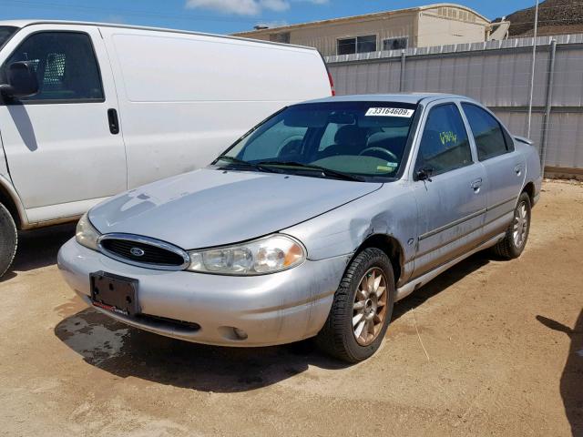 3FALP67L9WM108222 - 1998 FORD CONTOUR SE SILVER photo 2