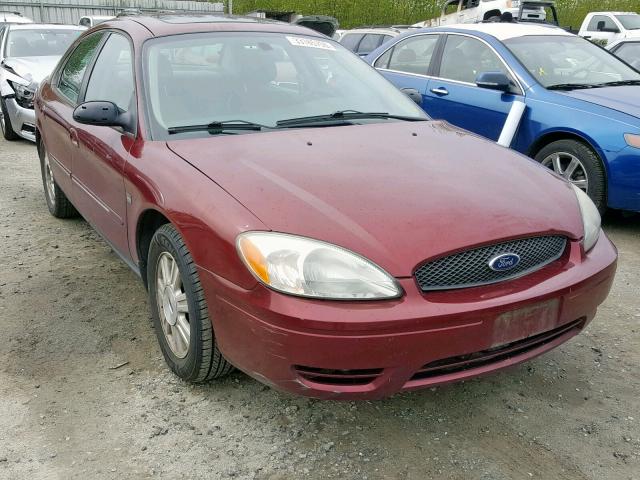 1FAHP56S24G113097 - 2004 FORD TAURUS SEL MAROON photo 1