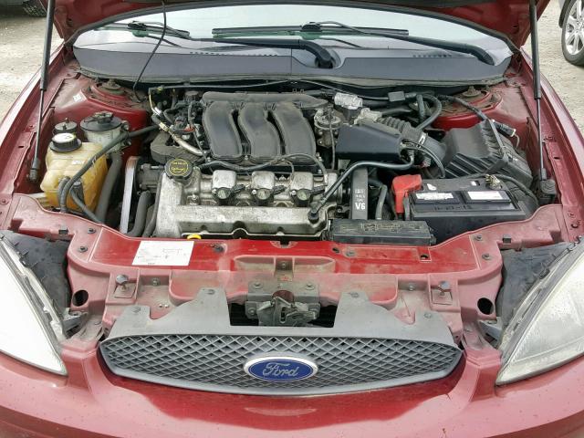 1FAHP56S24G113097 - 2004 FORD TAURUS SEL MAROON photo 7