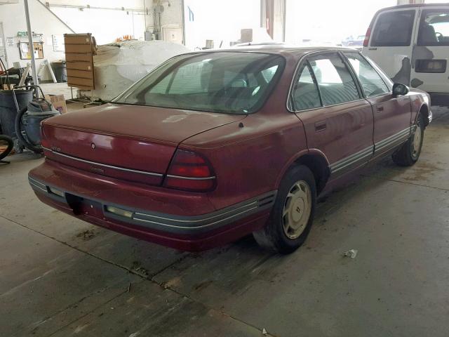 1G3HN52L4R4804879 - 1994 OLDSMOBILE 88 ROYALE MAROON photo 4