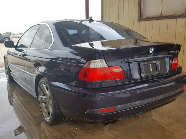 WBABD33455PL08113 - 2005 BMW 325 CI BLUE photo 3