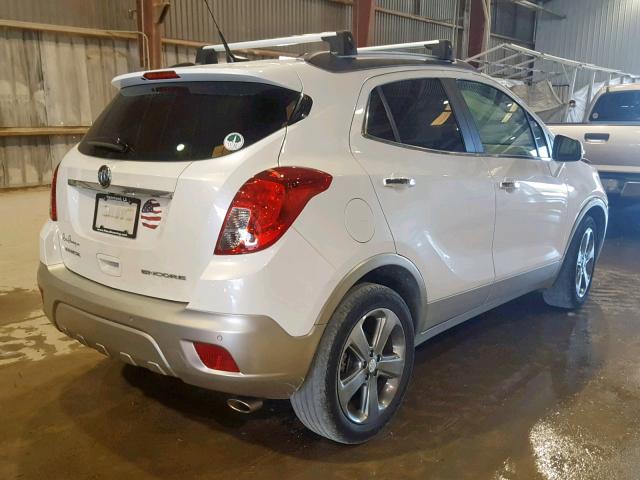 KL4CJDSB7EB750646 - 2014 BUICK ENCORE PRE WHITE photo 4