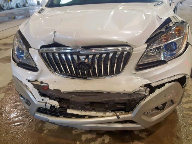 KL4CJDSB7EB750646 - 2014 BUICK ENCORE PRE WHITE photo 9