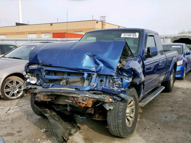 1FTLR4FE0APA39421 - 2010 FORD RANGER SUP BLUE photo 2