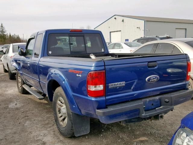 1FTLR4FE0APA39421 - 2010 FORD RANGER SUP BLUE photo 3