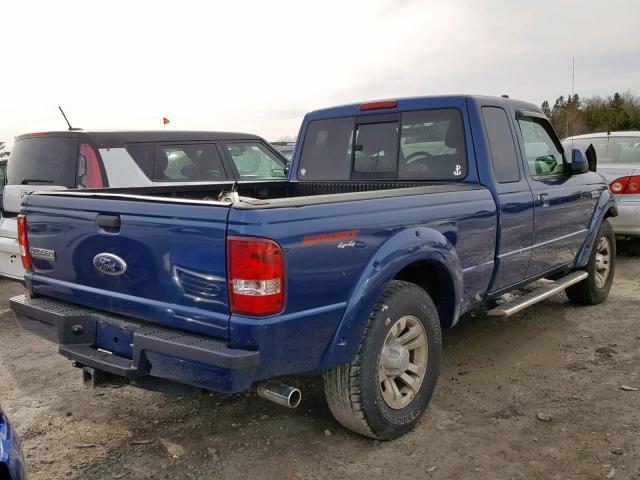 1FTLR4FE0APA39421 - 2010 FORD RANGER SUP BLUE photo 4