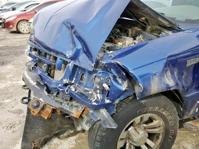 1FTLR4FE0APA39421 - 2010 FORD RANGER SUP BLUE photo 9