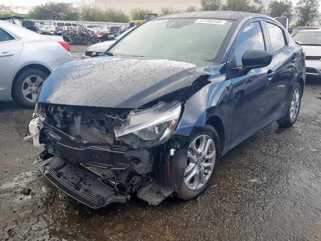 3MYDLBZV8GY111853 - 2016 TOYOTA SCION IA BLUE photo 2