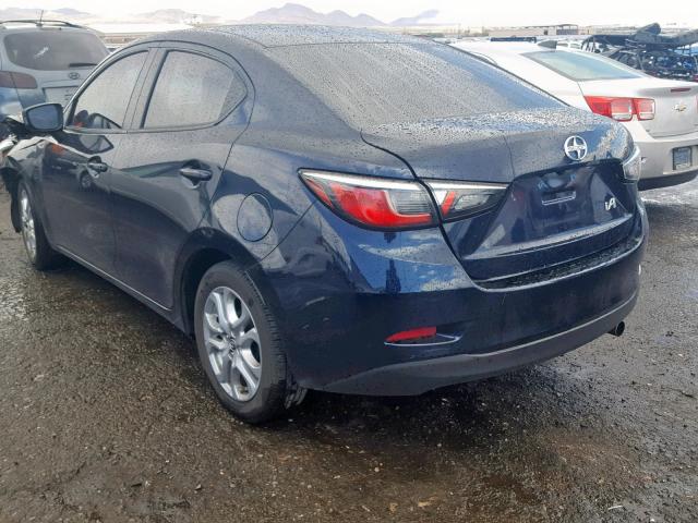 3MYDLBZV8GY111853 - 2016 TOYOTA SCION IA BLUE photo 3