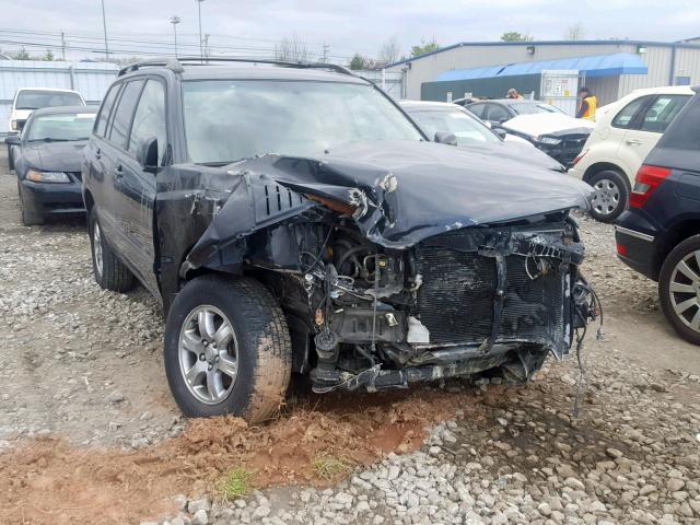 JTEEP21A060144463 - 2006 TOYOTA HIGHLANDER BLACK photo 1