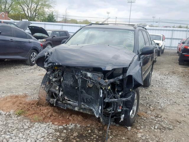 JTEEP21A060144463 - 2006 TOYOTA HIGHLANDER BLACK photo 2