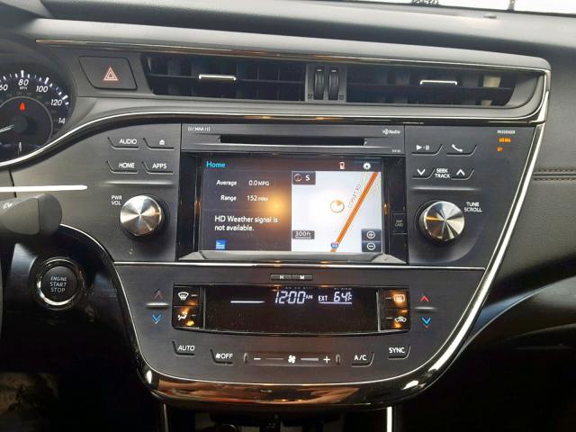 4T1BK1EB4JU286640 - 2018 TOYOTA AVALON XLE BLUE photo 9