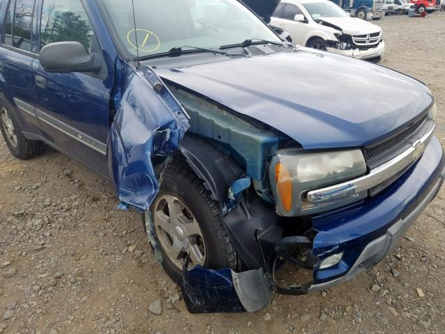 1GNDT13S122474887 - 2002 CHEVROLET TRAILBLAZER  photo 9