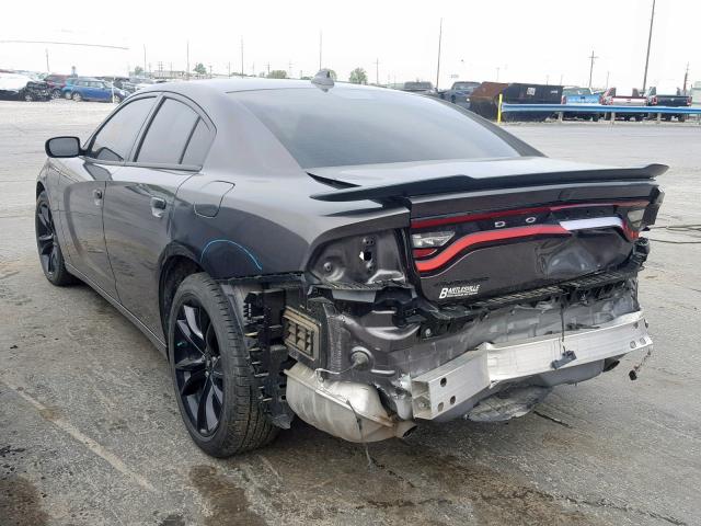 2C3CDXHG9JH200632 - 2018 DODGE CHARGER SX SILVER photo 3