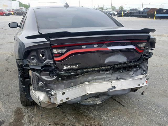 2C3CDXHG9JH200632 - 2018 DODGE CHARGER SX SILVER photo 9