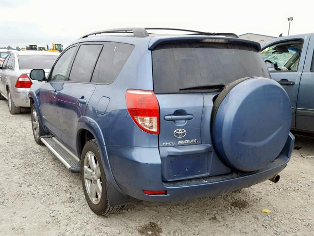 JTMBD32V065017982 - 2006 TOYOTA RAV4 SPORT BLUE photo 3