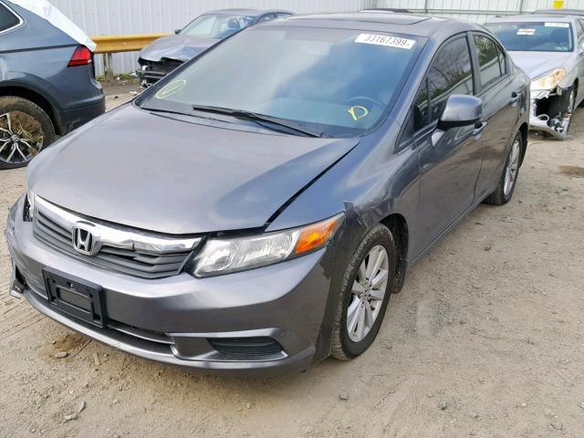 2HGFB2F99CH587015 - 2012 HONDA CIVIC EXL Boz foto 2