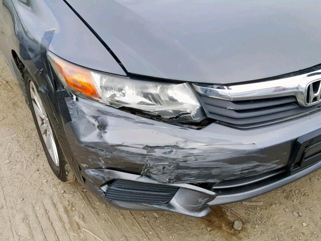 2HGFB2F99CH587015 - 2012 HONDA CIVIC EXL Boz foto 9