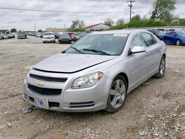 1G1ZC5E01CF248725 - 2012 CHEVROLET MALIBU 1LT SILVER photo 2