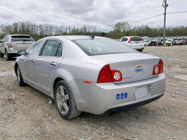 1G1ZC5E01CF248725 - 2012 CHEVROLET MALIBU 1LT SILVER photo 3