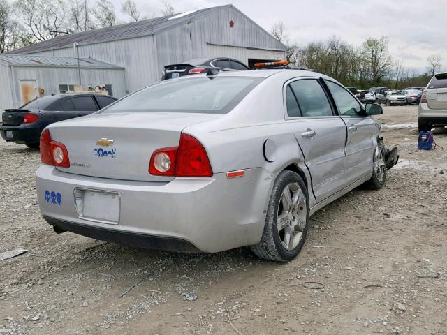 1G1ZC5E01CF248725 - 2012 CHEVROLET MALIBU 1LT SILVER photo 4