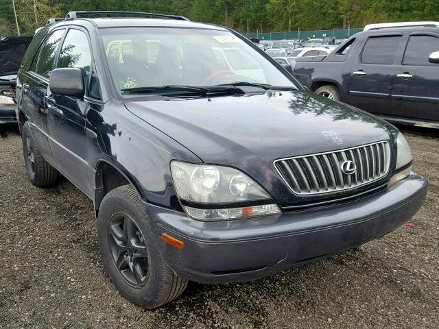 JT6HF10U7Y0155545 - 2000 LEXUS RX 300 BLACK photo 1