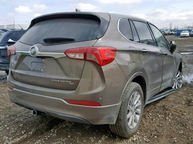 LRBFX2SA8KD021597 - 2019 BUICK ENVISION E BROWN photo 4