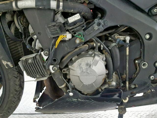 JH2SC50062M008300 - 2002 HONDA CBR600 BLACK photo 12