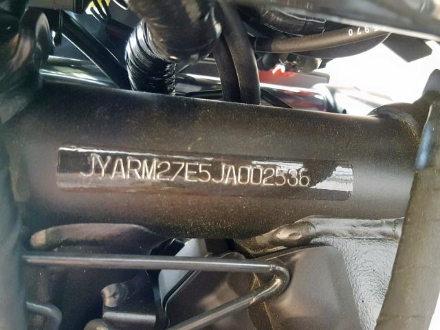 JYARM27E5JA002536 - 2018 YAMAHA MT07 WHITE photo 10