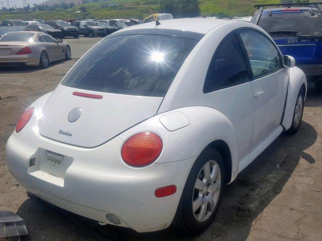 3VWCD21C02M458592 - 2002 VOLKSWAGEN NEW BEETLE თეთრი ფოტო 4